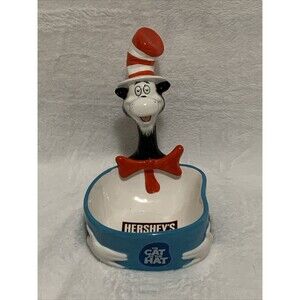 Dr Seuss Cat In The Hat Hershey's 2003 Candy Dish Bowl large